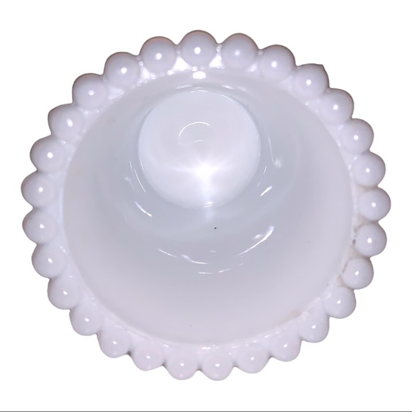 Vintage Milk Glass Hobnob Candle Votive Insert - Picture 3 of 4